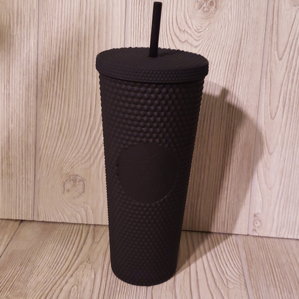 Black starbucks studded cup